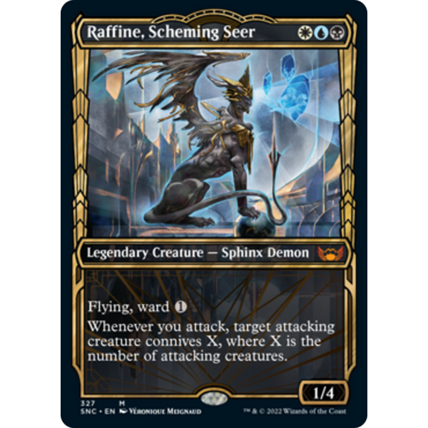 Magic: The Gathering Raffine, Scheming Seer (Showcase) (327) Lightly Played