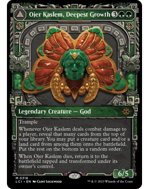 Magic: The Gathering Ojer Kaslem, Deepest Growth (Showcase) (318) Lightly Played
