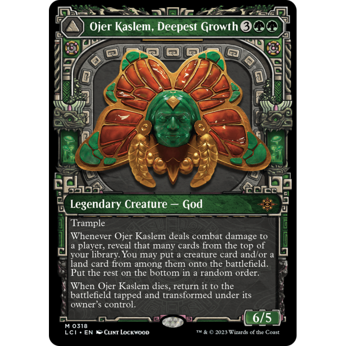 Magic: The Gathering Ojer Kaslem, Deepest Growth (Showcase) (318) Lightly Played