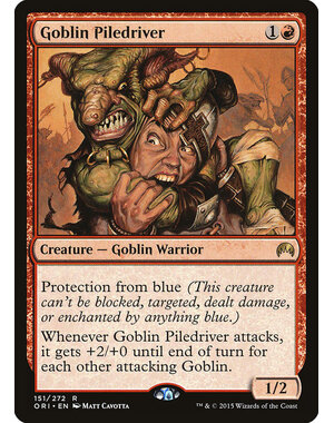 Magic: The Gathering Goblin Piledriver (151) Lightly Played