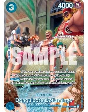 Bandai Donquixote Doflamingo (SP) (OP01-073) Lightly Played Foil