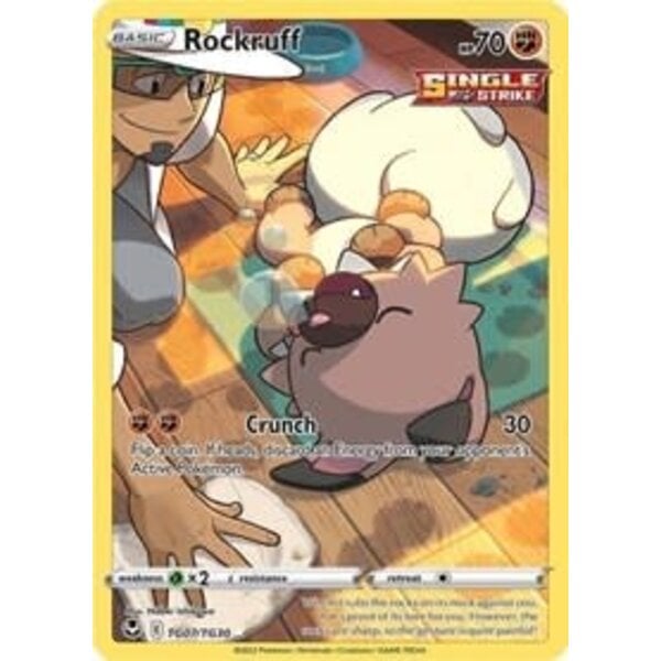 Pokemon Rockruff (TG07) Lightly Played Holofoil