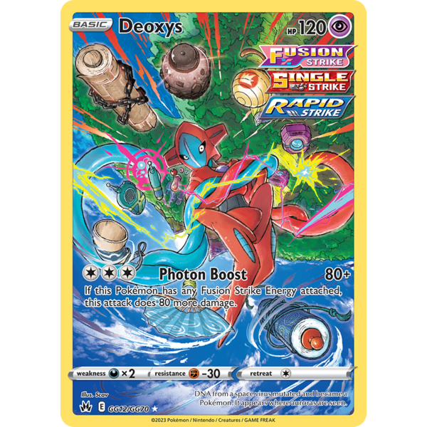 Pokemon Deoxys (GG12) Near Mint Holofoil