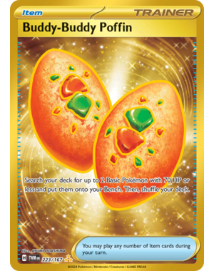Pokemon Buddy-Buddy Poffin (223) Lightly Played Holofoil