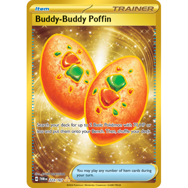 Pokemon Buddy-Buddy Poffin (223) Lightly Played Holofoil