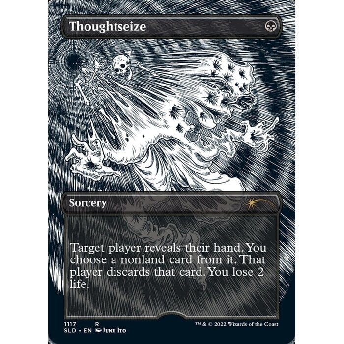Magic: The Gathering Thoughtseize (Borderless) (1117) Near Mint