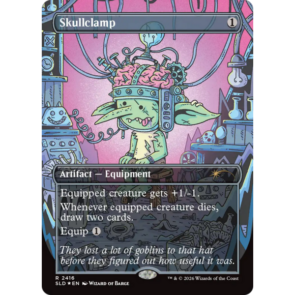 Magic: The Gathering Skullclamp (2416) Near Mint Foil