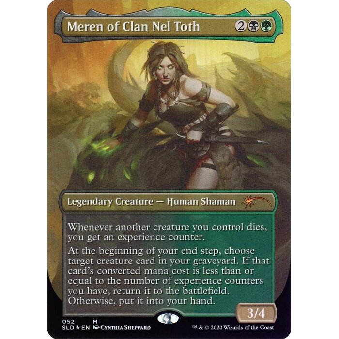 Magic: The Gathering Meren of Clan Nel Toth (052) Near Mint Foil