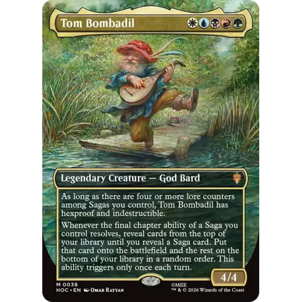 Magic: The Gathering Tom Bombadil (Borderless) (038) Near Mint Foil
