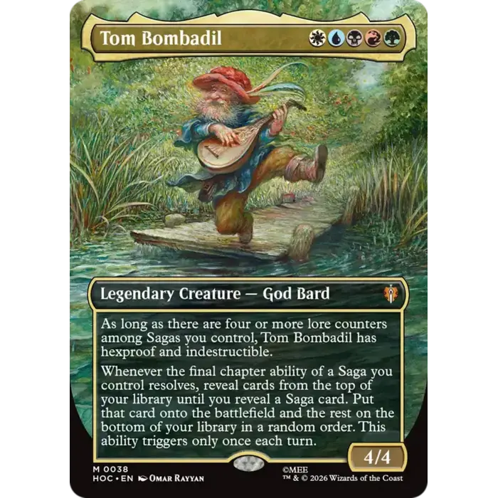 Magic: The Gathering Tom Bombadil (Borderless) (038) Near Mint Foil