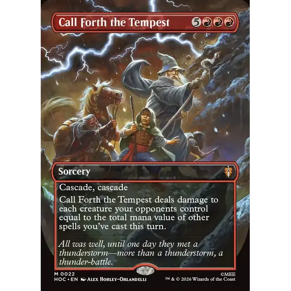 Magic: The Gathering Call Forth the Tempest (Borderless) (022) Near Mint Holofoil