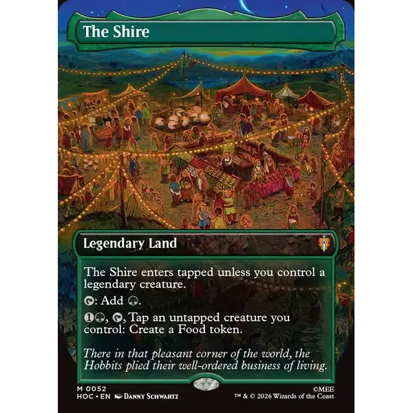 Magic: The Gathering The Shire (Borderless) (052) Near Mint Foil