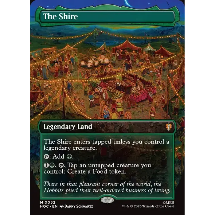 Magic: The Gathering The Shire (Borderless) (052) Near Mint Foil