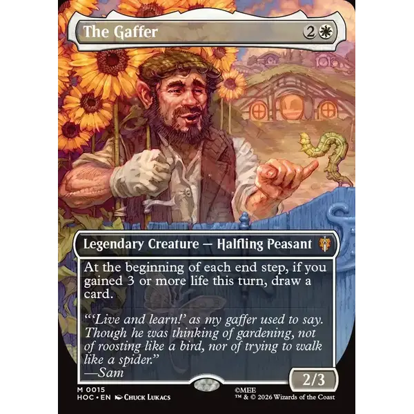 Magic: The Gathering The Gaffer (Borderless) (015) Near Mint Foil