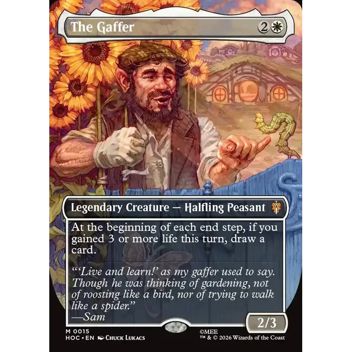 Magic: The Gathering The Gaffer (Borderless) (015) Near Mint Foil