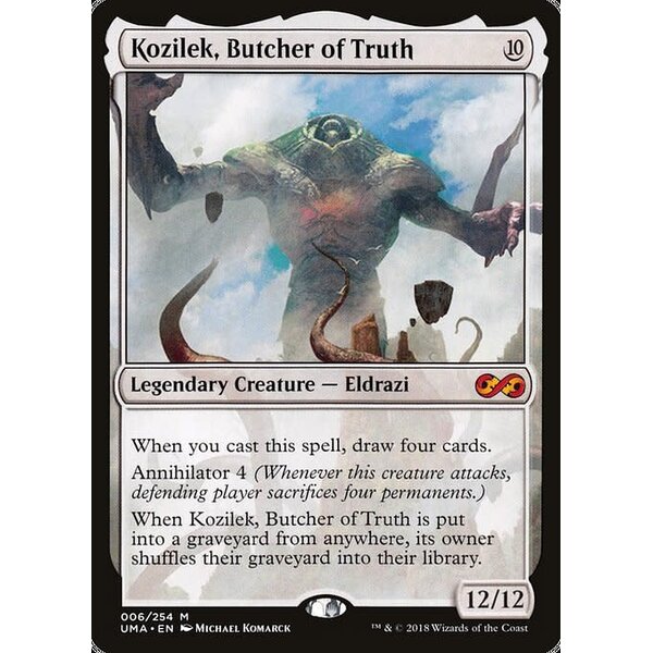 Magic: The Gathering Kozilek, Butcher of Truth (006) Lightly Played