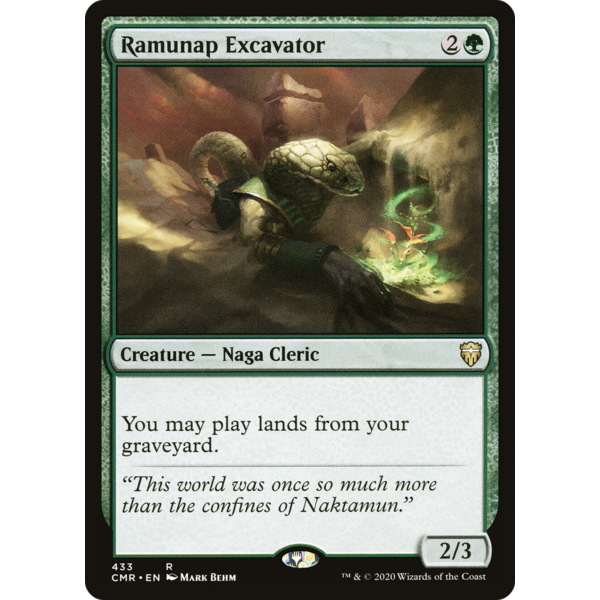Magic: The Gathering Ramunap Excavator (433) Lightly Played