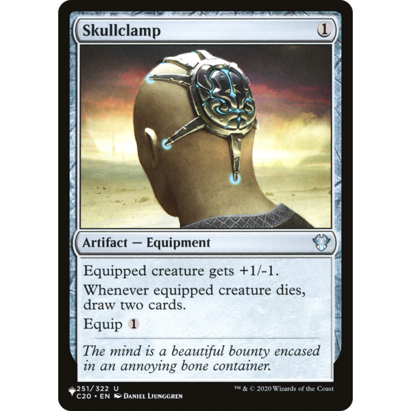 Magic: The Gathering Skullclamp (C20) (251) Lightly Played