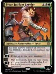 Magic: The Gathering Tyvar, Jubilant Brawler (218) Lightly Played
