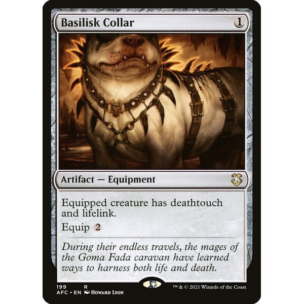 Magic: The Gathering Basilisk Collar (199) Lightly Played