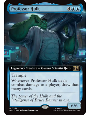 Magic: The Gathering Professor Hulk (Extended Art) (338) Lightly Played