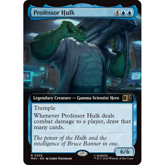 Magic: The Gathering Professor Hulk (Extended Art) (338) Lightly Played