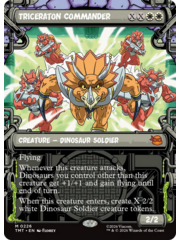 Magic: The Gathering Triceraton Commander (Showcase) (226) Lightly Played Foil