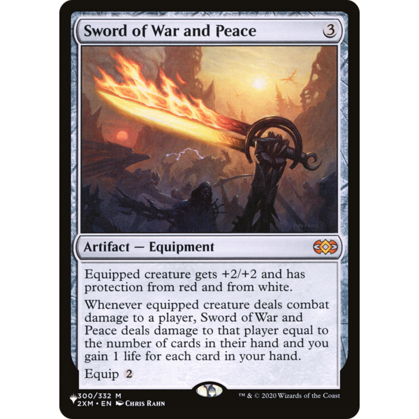 Magic: The Gathering Sword of War and Peace (300) Lightly Played