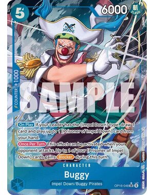 Bandai Buggy (Alternate Art) (OP16-048) Lightly Played Foil