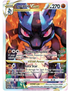 Pokemon Lucario VSTAR (SWSH291) Near Mint Holofoil