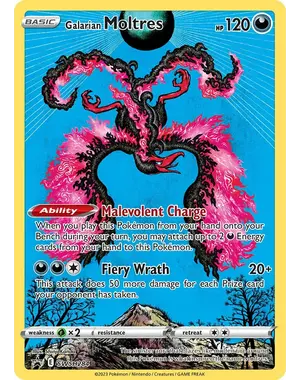Pokemon Galarian Moltres (SWSH284) Lightly Played Holofoil