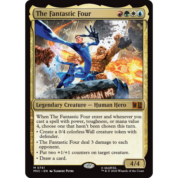 Magic: The Gathering The Fantastic Four (741) Lightly Played