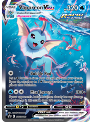 Pokemon Vaporeon VMAX (SWSH182) Near Mint Holofoil
