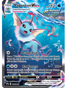 Pokemon Vaporeon VMAX (SWSH182) Near Mint Holofoil