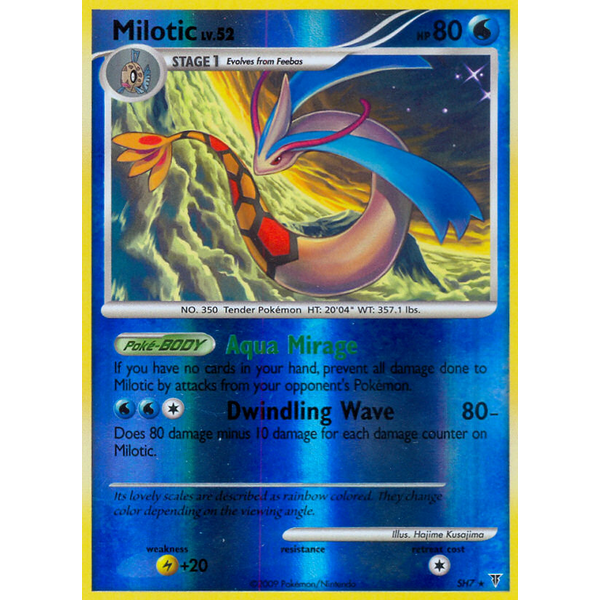 Pokemon Milotic (Shiny) (SH7) Lightly Played Reverse Holofoil