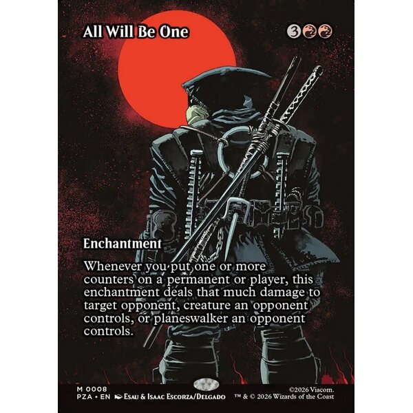 Magic: The Gathering All Will Be One (Borderless) (008) Lightly Played