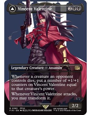 Magic: The Gathering Vincent Valentine (Borderless) (383) Lightly Played