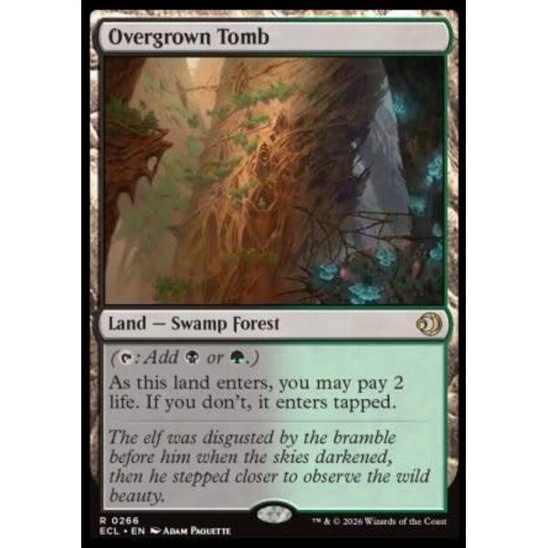 Magic: The Gathering Overgrown Tomb (266) Lightly Played