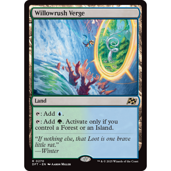 Magic: The Gathering Willowrush Verge (270) Lightly Played Foil