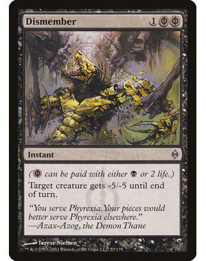 Magic: The Gathering Dismember (057) Lightly Played Foil