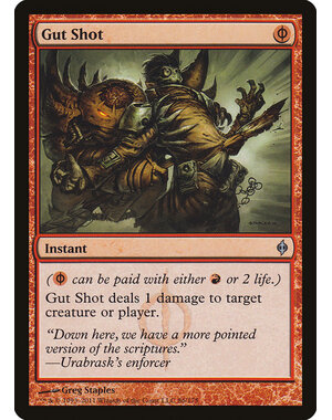 Magic: The Gathering Gut Shot (086) Lightly Played Foil