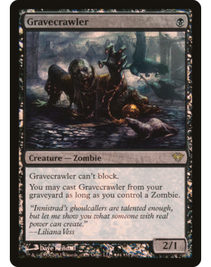 Magic: The Gathering Gravecrawler (064) Lightly Played Foil