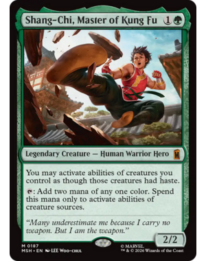 Magic: The Gathering Shang-Chi, Master of Kung Fu (187) Lightly Played