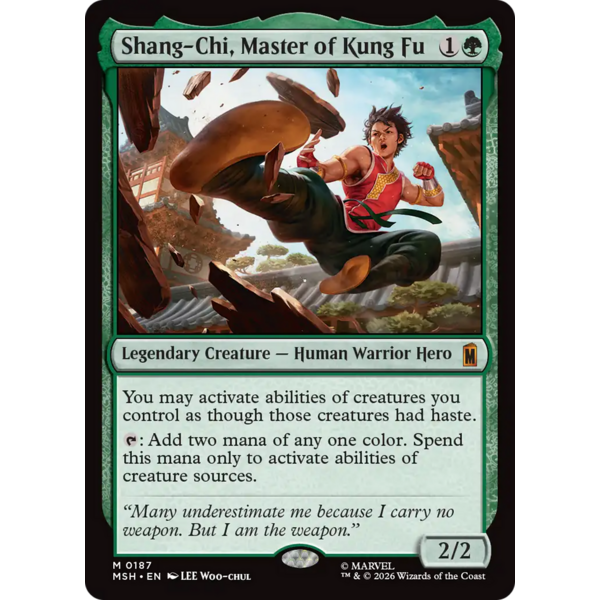 Magic: The Gathering Shang-Chi, Master of Kung Fu (187) Lightly Played
