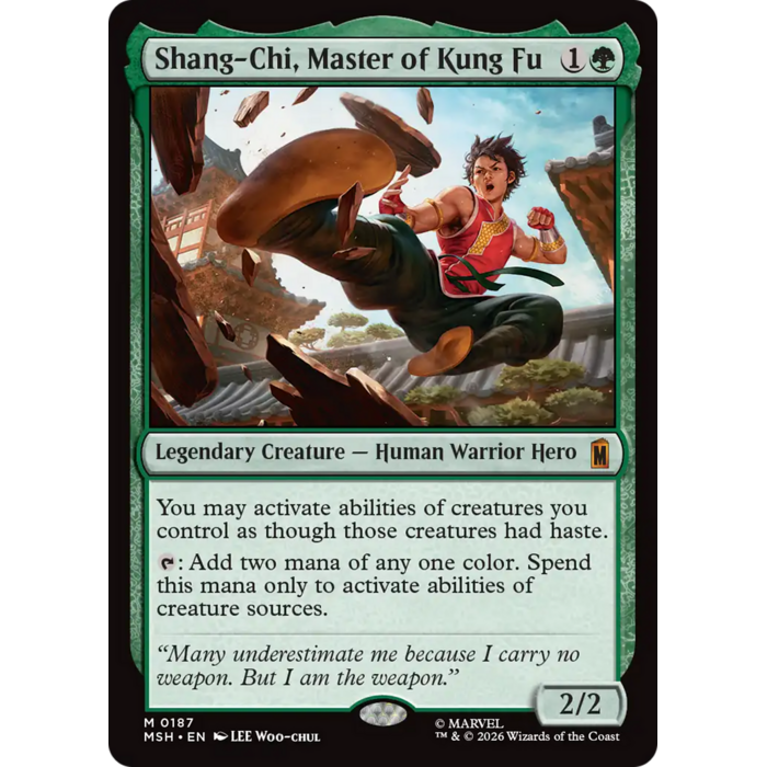 Magic: The Gathering Shang-Chi, Master of Kung Fu (187) Lightly Played