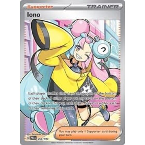Pokemon Iono (254) Lightly Played Holofoil