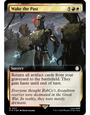 Magic: The Gathering Wake the Past (Extended Art) (Surge Foil) (1007) Lightly Played Foil