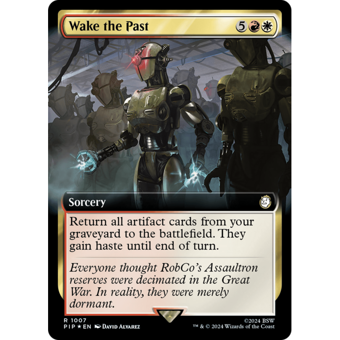 Magic: The Gathering Wake the Past (Extended Art) (Surge Foil) (1007) Lightly Played Foil