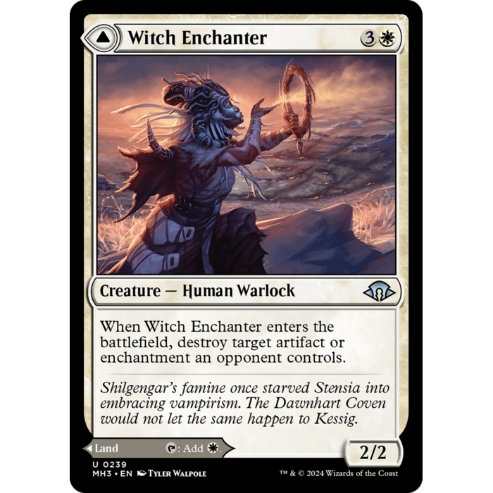 Magic: The Gathering Witch Enchanter (239) Lightly Played Foil