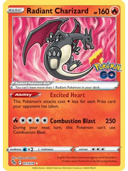 Pokemon Radiant Charizard (011) Lightly Played Holofoil